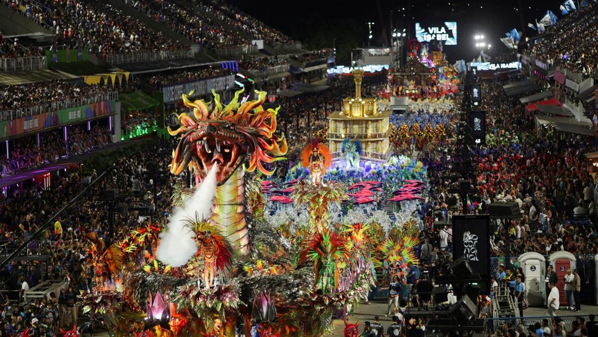 FOTO: Semarak Pesta Sekolah Samba di Carnival in Rio de Janeiro