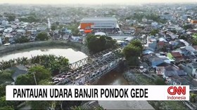 VIDEO: Pantauan Udara Banjir Pondok Gede
