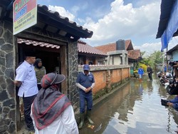 Cek Lokasi Banjir di Tanah Baru, Walkot Depok Janji Normalisasi Sungai