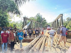 Jalan Padang Lamo Sudah Bisa Dilalui, Kendaran Berat Tak Bisa Melintas