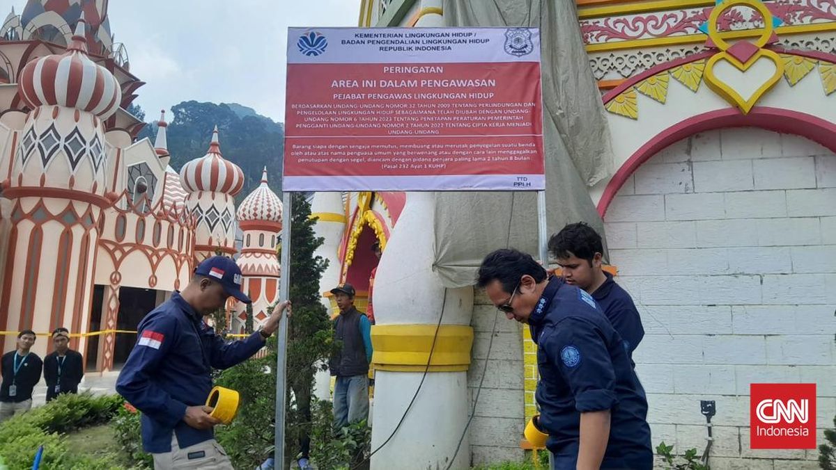 Hibisc Puncak dan Eiger Adventure Land Disegel Buntut Banjir Jabodetabek