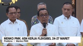 VIDEO: Menko PMK: ASN Kerja Fleksibel 24-27 Maret