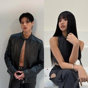 Intip Gaya Penuh Pesona Wooyoung ATEEZ dan Natty Kiss of Life Saat Hadir di Courreges Show