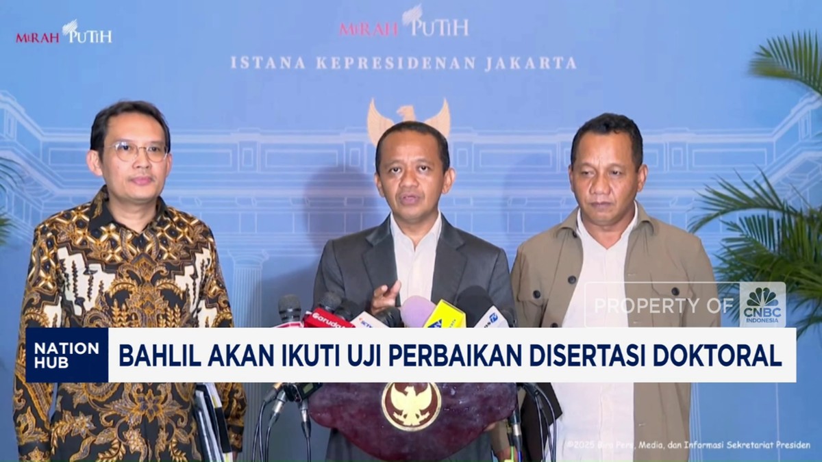 2 Guru Besar Tanggapi Hasil Disertasi Menteri Bahlil, Ada Plagiarisme?