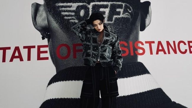 5 Potret Kerennya Mingi ATEEZ Saat Menghadiri Off White Fashion Show