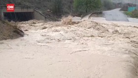 VIDEO: Banjir Bandang Terjang Spanyol Usai Diguyur Hujan Deras