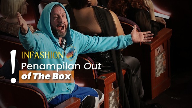 Hadir di Oscars 2025, Adam Sandler Cuma Pakai Hoodie-Celana Pendek