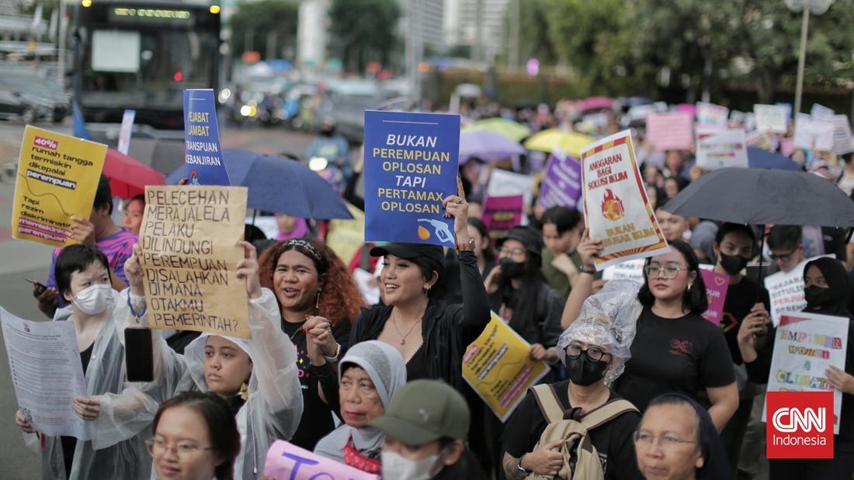 FOTO: Aksi Peringatan Hari Perempuan Sedunia