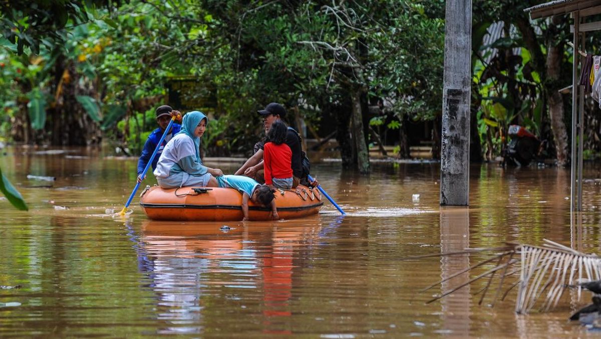 Ratusan Rumah Warga di Kabupaten Serang Terendam Banjir