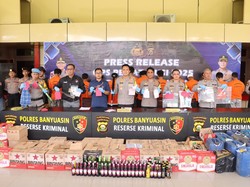 Polres Banyuasin Ungkap 82 Kasus dalam 16 Hari, 41 Tersangka Diamankan