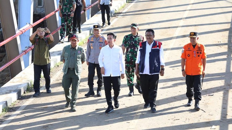 Kondisi permukiman warga yang mana terdampak di sekitar pangsa Kampung Gumelar, Pelabuhan Ratu, Wilayah Sukabumi, Jawa Barat, Hari Sabtu (8/3/2025). (Dok. BNPB)