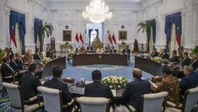 FOTO: Prabowo Bahas Danantara Bareng Ray Dalio dan Konglomerat RI