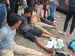 BNNP Sumbar Gagalkan Pengiriman 7 Kg Sabu, 4 Tersangka Diamankan