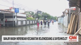VIDEO: Banjir Masih Merendam Kecamatan Bojongsoang dan Dayeuhkolot