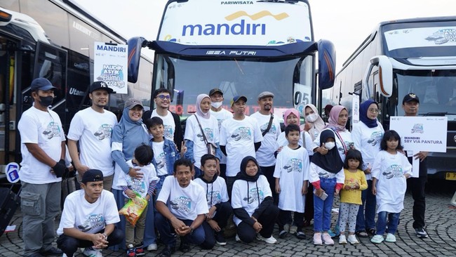 Bank Mandiri ingin memberikan kesempatan bagi masyarakat untuk dapat merayakan Hari Raya Idulfitri bersama keluarga di kampung halaman dengan perasaan tenang.
