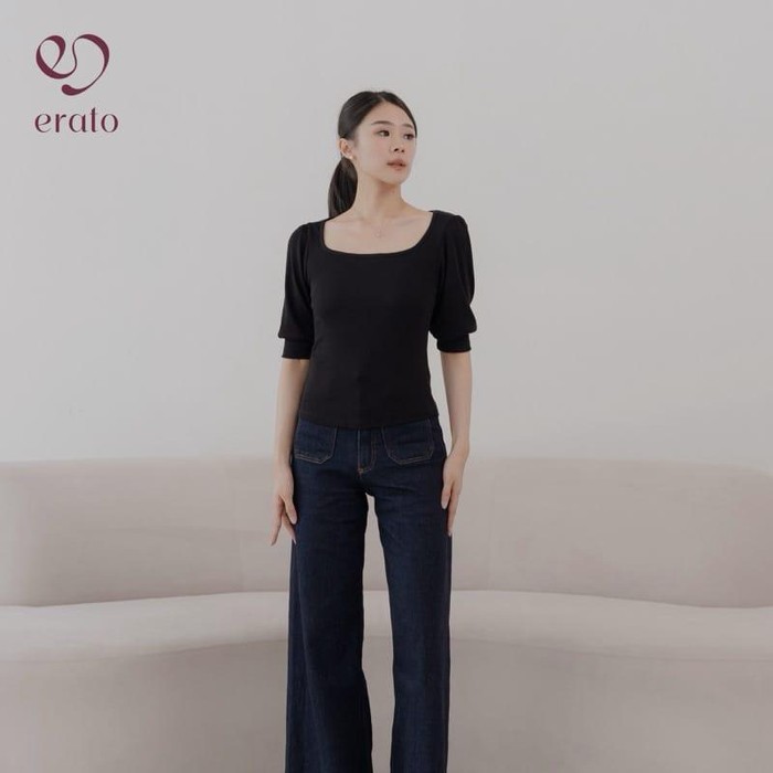 ERATO Fedora Knit Top [Black]