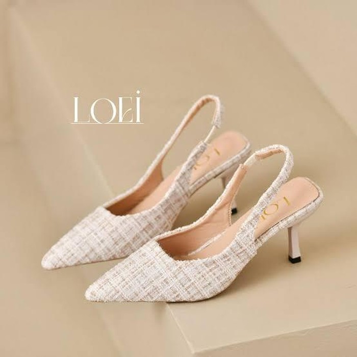 LOEI Kezia Tweed High Heels