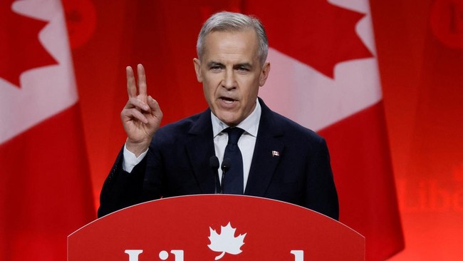 Eks pejabat bank sentral Mark Carney resmi dilantik sebagai PM baru Kanada menggantikan Justin Trudeau nan mengundurkan diri usai nyaris 1 dasawarsa berkuasa.