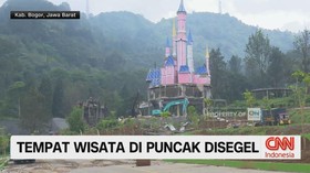 VIDEO: Tempat Wisata di Puncak Disegel