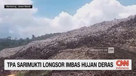 VIDEO: TPA Sarimukti Longsor Imbas Hujan Deras