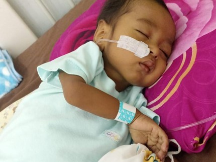 Tumor Hati Buat Tubuh Kecil Bayi Castiel Lemah Tak Berdaya