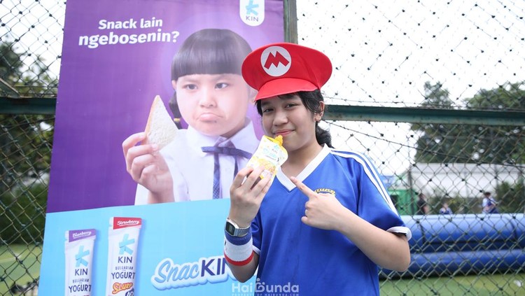 HaiBunda Goes To School bersama KIN Yogurt meramaikan acara penggalangan dana, Amity Waves of Hope, di Raffles Christian School Pondok Indah