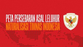 INFOGRAFIS: Peta Persebaran Asal Leluhur Naturalisasi Timnas Indonesia