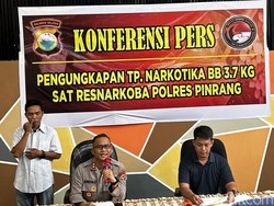 Pria di Pinrang Selundupkan Sabu 3,7 Kg ke Sidrap Ditangkap