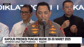 VIDEO: Kapolri Presdiksi Puncak Mudik 28-30 Maret 2025