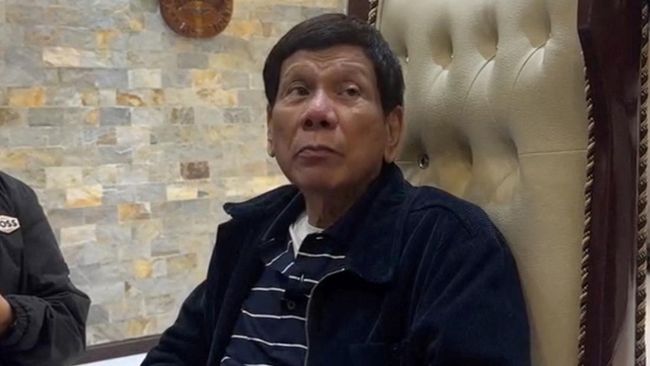 Ditangkap, Eks Presiden Filipina Duterte Buka Suara! Katakan Ini