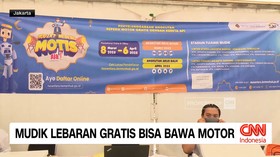VIDEO: Mudik Lebaran Gratis Bisa Bawa Motor