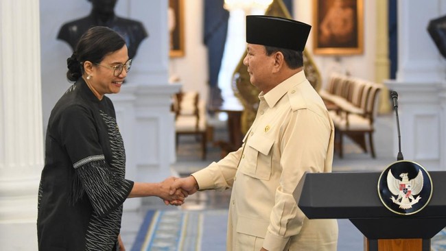 Kantor Komunikasi Kepresidenan menegaskan info jika Menteri Keuangan (Menkeu) Sri Mulyani mundur dari kabinet sebagai berita bohong alias hoaks.