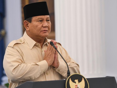 Pantun Gajah dari Prabowo untuk Kaesang di Kongres PSI