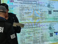 Wujud STNK Palsu Sunda Archipelago yang Dibuat Sindikat di Cianjur