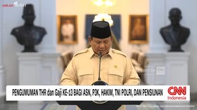 VIDEO: Prabowo Pastikan THR Cair ke PNS, TNI-Polri dan Pensiunan