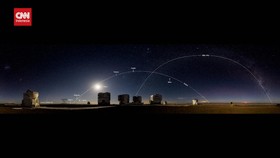 VIDEO: Penampakan Memukau Parade 7 Planet di Langit Chile
