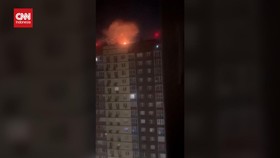 VIDEO: Detik-detik Serangan Drone Ukraina Hantam Gedung di Moskow