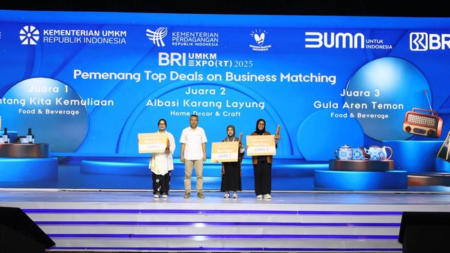 PT Bank Rakyat Indonesia (BRI) terus memberikan perhatian dan dukungan penuh terhadap pertumbuhan Usaha Mikro, Kecil, dan Menengah (UMKM) di Indonesia.