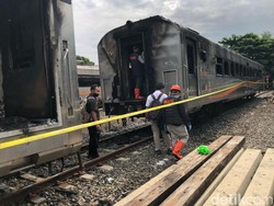 Modus Remaja Asal Jakarta Bakar 3 Gerbong KA di Stasiun Jogja