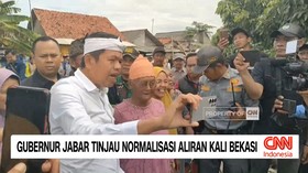 VIDEO: Gubernur Jawa Barat Tinjau Normalisasi Aliran Kali Bekasi