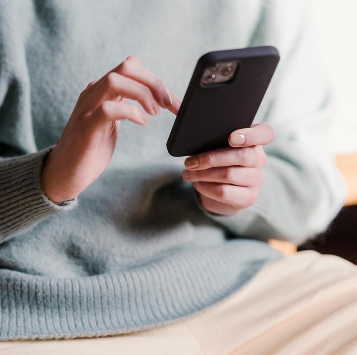 Ilustrasi pesan teks