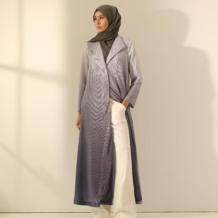 SABINA X SARAH Hind Abaya Outer Gradasi (Purple)