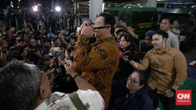 FOTO: Penampakan Ahok Usai Diperiksa Kejagung di Kasus Pertamina