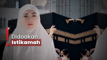 Mualaf, Celine Evangelista Nangis Cium Ka’bah saat Umrah Pertama Kali