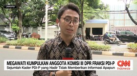 VIDEO: Megawati Kumpulkan Anggota Komisi III DPR dari Fraksi PDI-P