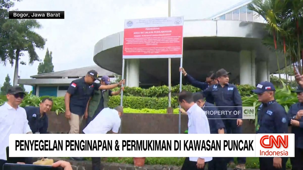 VIDEO: Penyegelan Penginapan & Permukiman di Kawasan Puncak