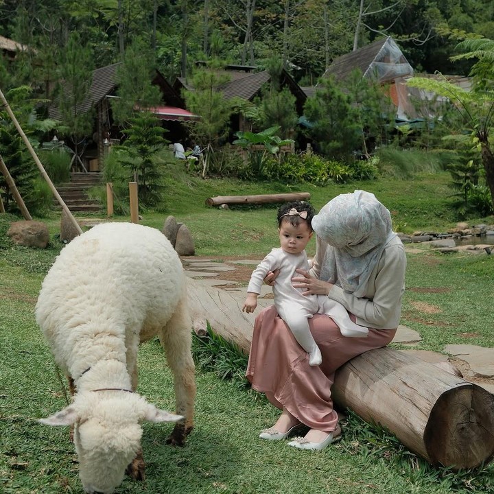 <p>Tidak terasa, kini usia Alesha akan memasuki sembilan bulan, Bunda. Semoga Alesha tumbuh menjadi anak yang salihah dan menjadi kebanggaan bagi kedua orang tuanya, ya. (Foto: Instagram: @larissachou)</p>