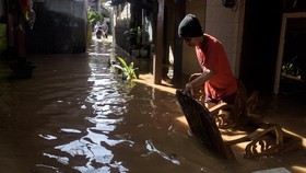 FOTO: Empat Desa di Sumedang Banjir Imbas Luapan Sungai Cimande