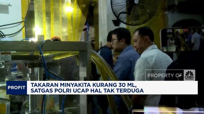 Takaran Minyakita Kurang 30 ml, Satgas Polri Inspeksi Mendadak