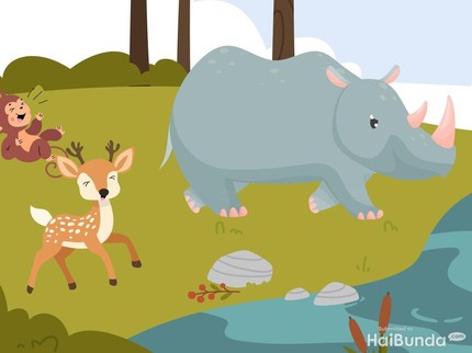 Dongeng Anak: Badak Jawa dan Rahasia Kekuatan Hutan